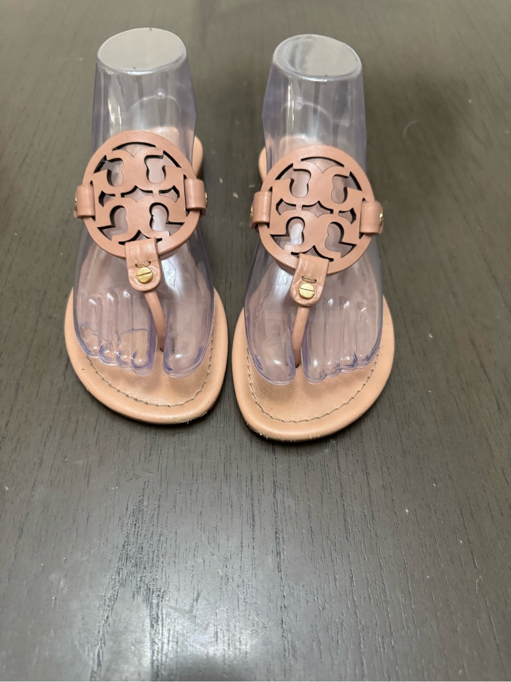 TORY BURCH Nude Miller Thong Sandals (US 7.5W